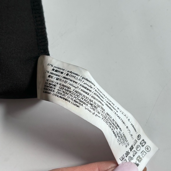 NWT Zara Draped Midi Black Dress - Picture 5 of 6